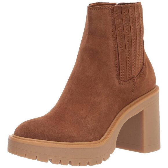 Dolce Vita Shoes - Dolce Vita Women's Caster Fashion Boot, Camel Suede H2O, 9